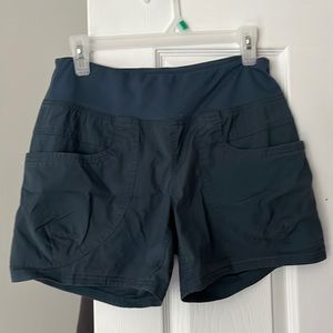Womens athletic shorts.